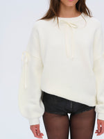 Jardin Oversized Sweater- Cream