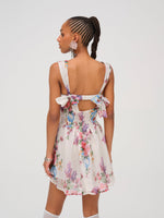 August Mini Dress- Cream