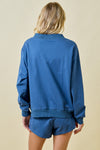 Daily Lounge Sweatshirt- Denim Blue