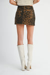 Wild Child Skirt- Leopard