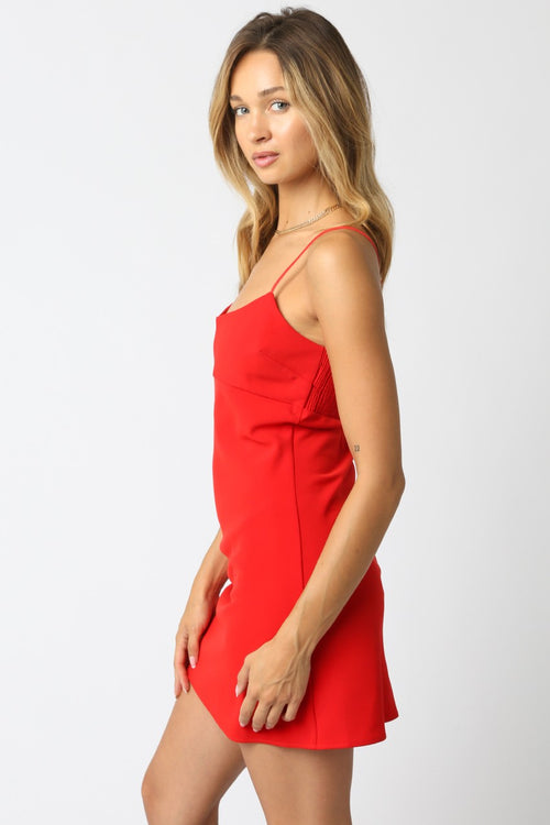 Forever In Love Dress- Red