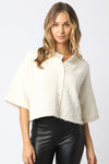 Fall Favorite Top- Ecru