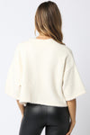 Fall Favorite Top- Ecru