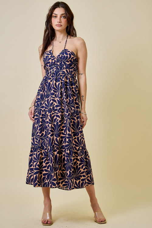 Dress- Navy/Clay