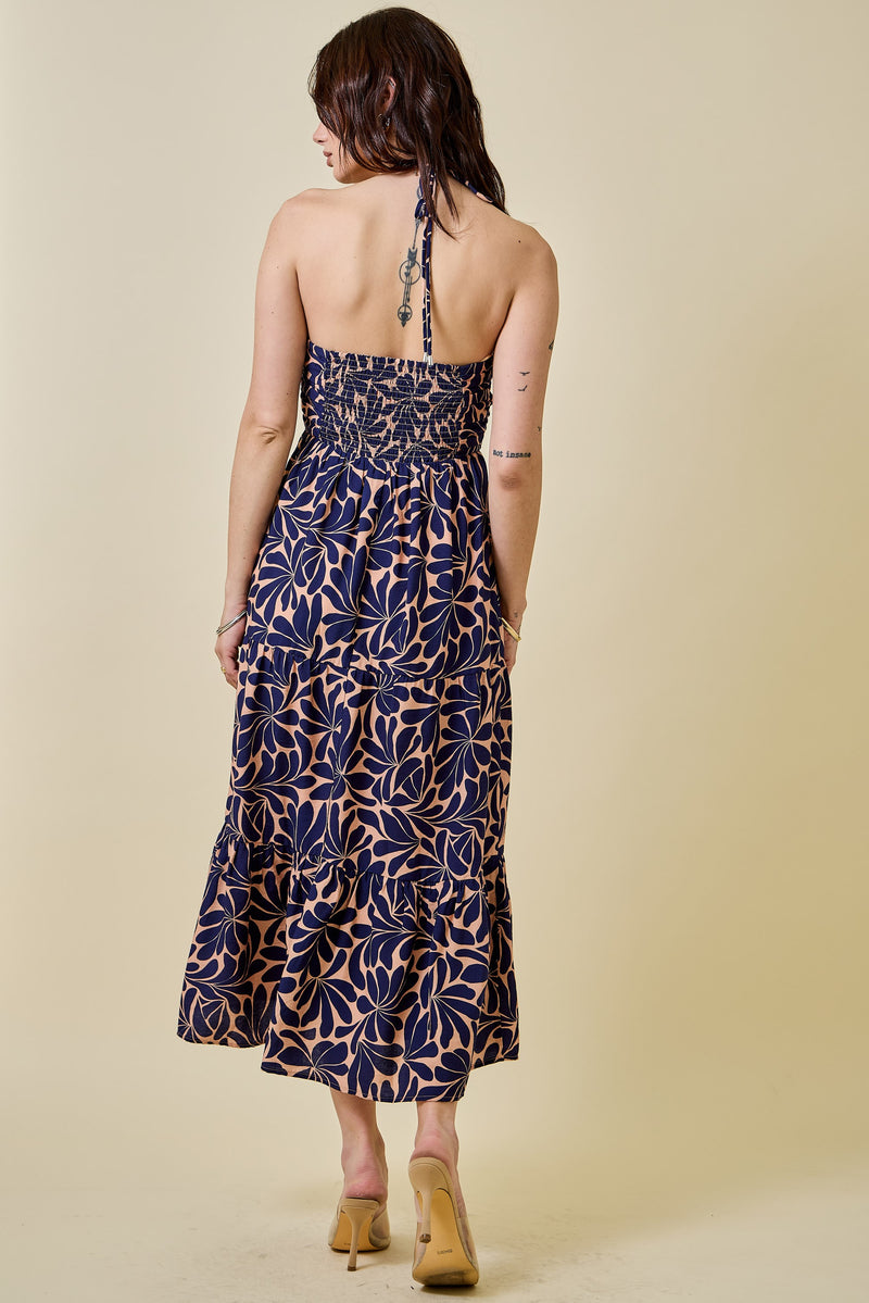 Dress- Navy/Clay