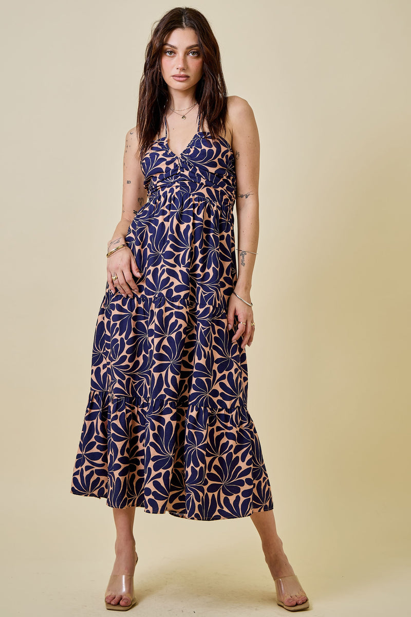 Dress- Navy/Clay