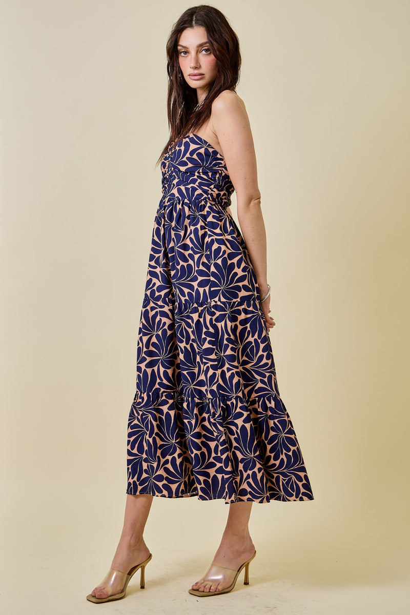Dress- Navy/Clay