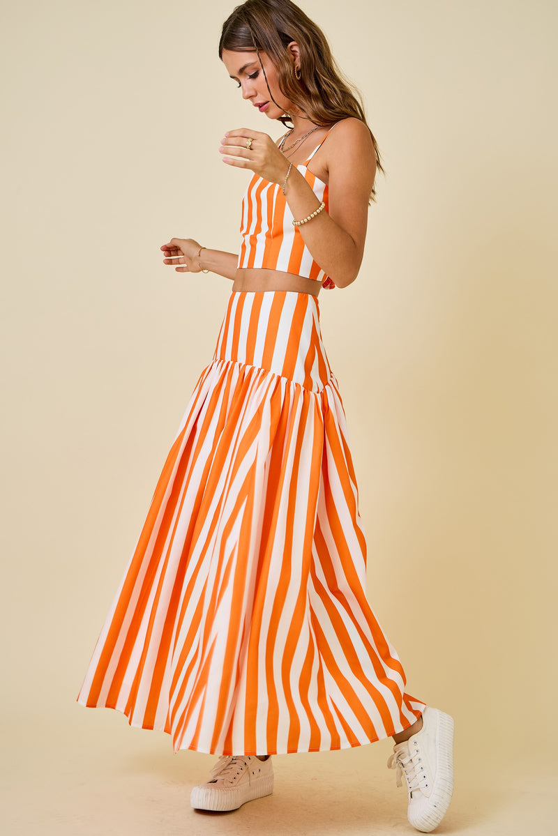 One & Only Set- Orange Stripe