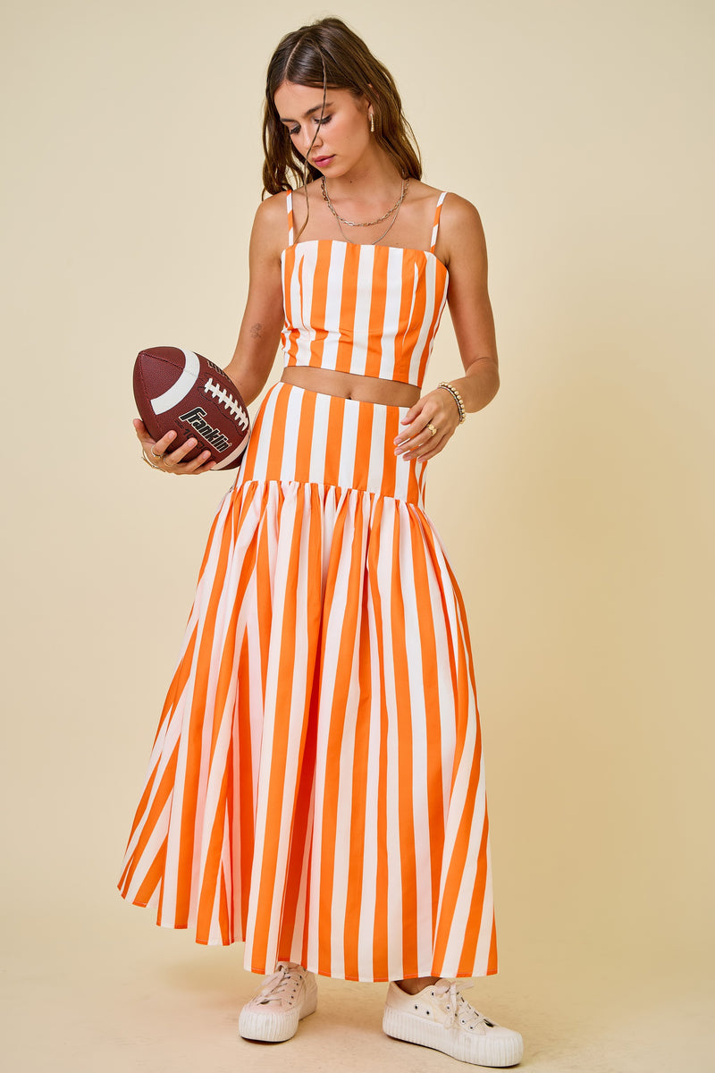 One & Only Set- Orange Stripe