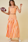 One & Only Set- Orange Stripe