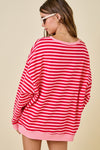 Candyland Sweatshirt- Pink/Red