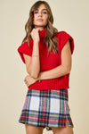 Always On The Go Top- Red