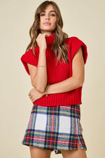 Always On The Go Top- Red