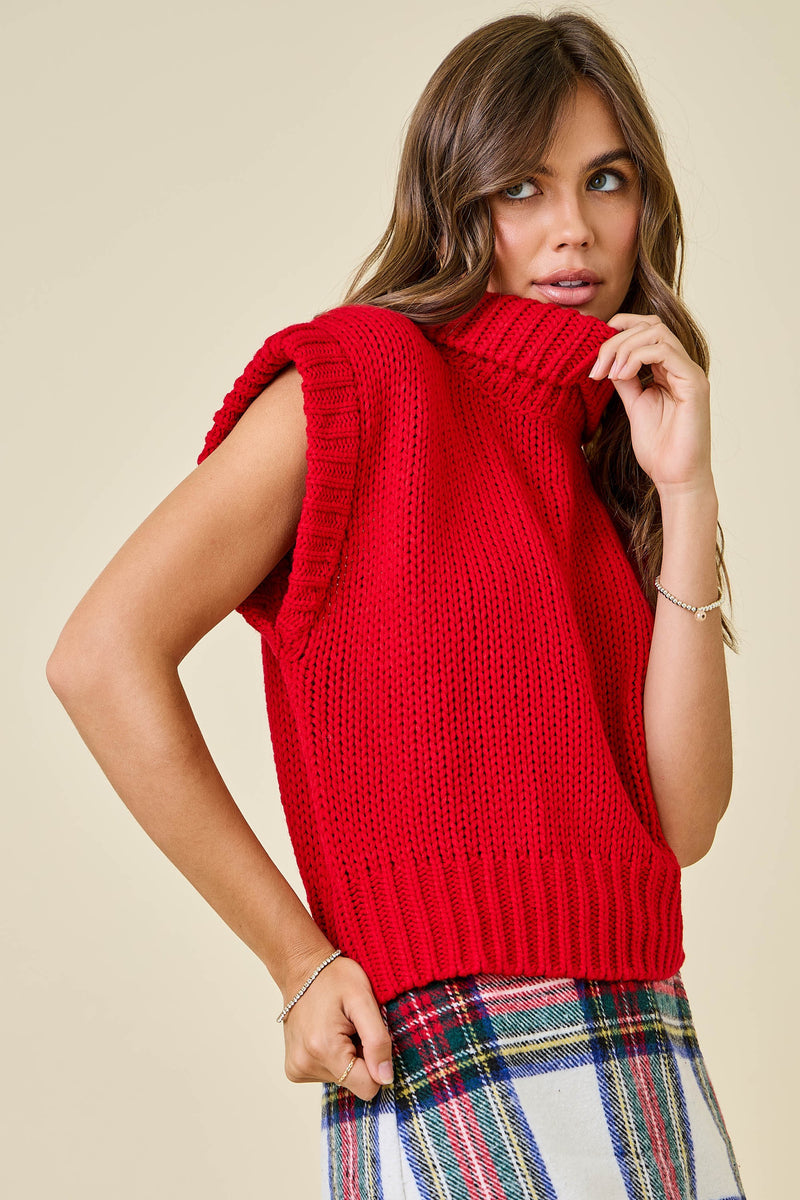 Always On The Go Top- Red