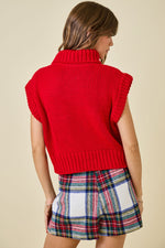 Always On The Go Top- Red