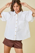 Burst My Bubble Top- Off White