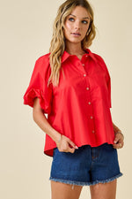 Burst My Bubble Top- Red