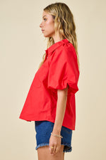 Burst My Bubble Top- Red