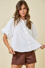 Burst My Bubble Top- Off White