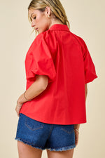 Burst My Bubble Top- Red