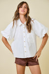 Burst My Bubble Top- Off White