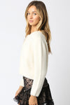 Tis The Season Sweater- Ecru