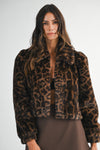 Ladylike Fur Jacket- Leopard