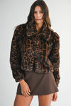 Ladylike Fur Jacket- Leopard