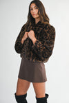Ladylike Fur Jacket- Leopard