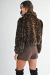 Ladylike Fur Jacket- Leopard