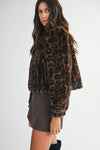 Ladylike Fur Jacket- Leopard