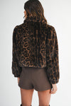 Ladylike Fur Jacket- Leopard