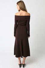 Sweater Dress- Dark Brown