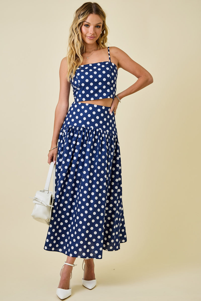 One & Only Set- Navy Dot