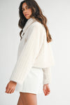 Winter Wonderland Fur Jacket- Cream