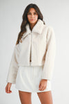 Winter Wonderland Fur Jacket- Cream