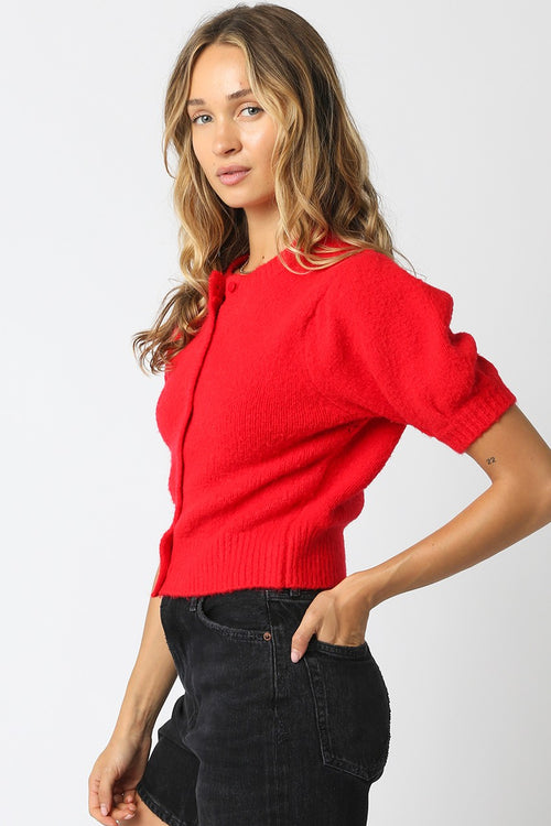 Autumn Glow Top- Red