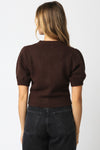 Autumn Glow Top- Dark Brown