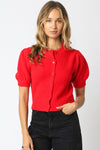 Autumn Glow Top- Red