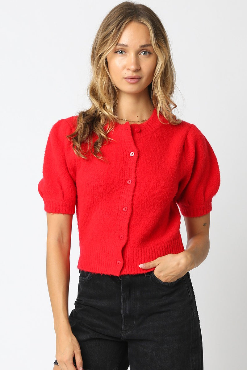 Autumn Glow Top- Red