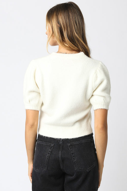 Autumn Glow Top- Off White