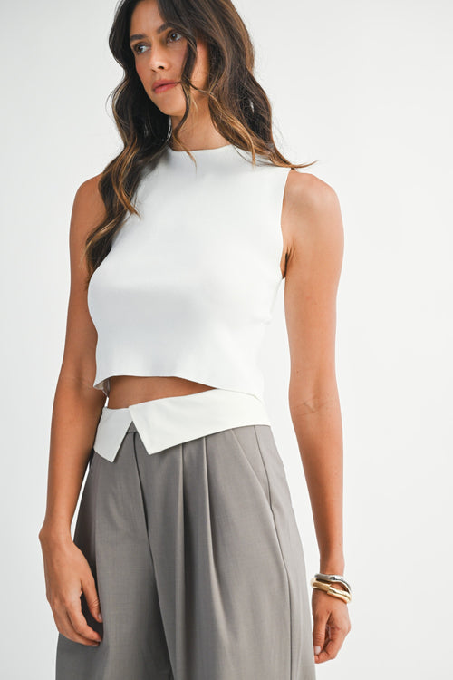 Winter Basic Top- Off White