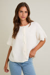Falling Into Fall Cardigan- Cream
