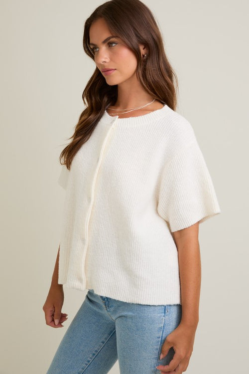 Falling Into Fall Cardigan- Cream