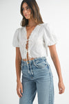 Rule Breaker Top- Off White