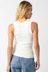 Go With It Top- Off White