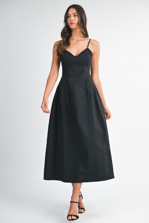 All Season Midi- Black