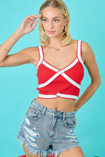 Top- Red/White
