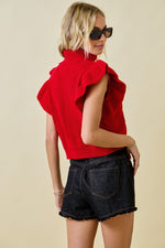 Always Busy Sweater- Red