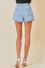 The Fun Shorts - Washed Denim